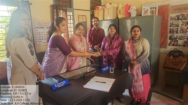 Commerce Events-Parent Teachers Meeting( Commerce Department)-Govt kavyopadhyay hiralal college Abhanpur-Rajim Road