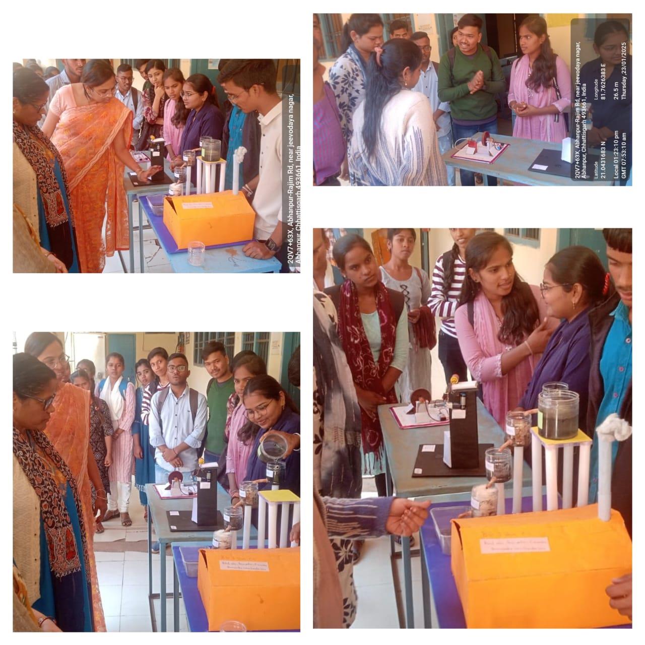 Physics Events-Model  Exibhition-Govt kavyopadhyay hiralal college Abhanpur-Rajim Road