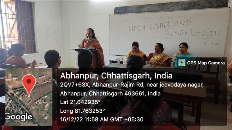 Women right and gender equity