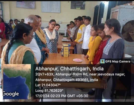 Physics Events-Model  Exibhition-Govt kavyopadhyay hiralal college Abhanpur-Rajim Road