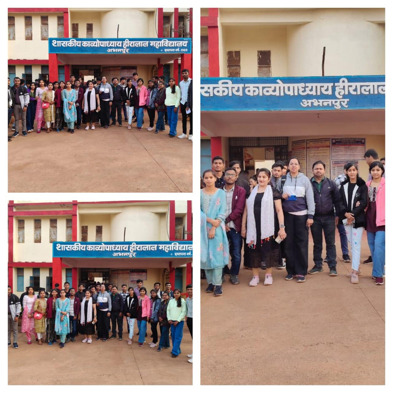 Physics Events-Educational Tour-Govt kavyopadhyay hiralal college Abhanpur-Rajim Road