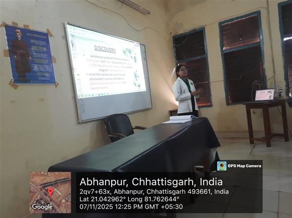 ICT Events-Presentation by M. Sc (Botany) Student  -Govt kavyopadhyay hiralal college Abhanpur-Rajim Road